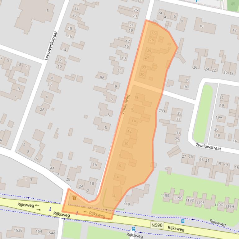 Kaart van postcodegebied 6325BB.