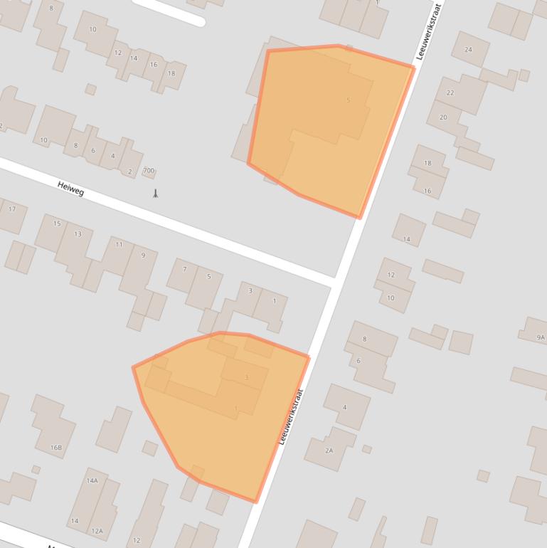 Kaart van postcodegebied 6325BD.