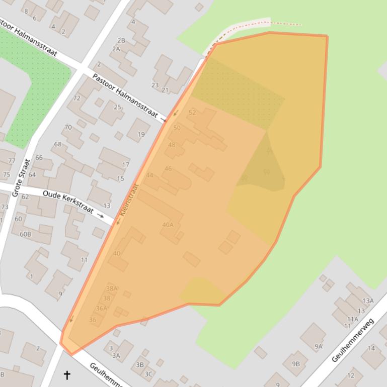 Kaart van postcodegebied 6325CX.