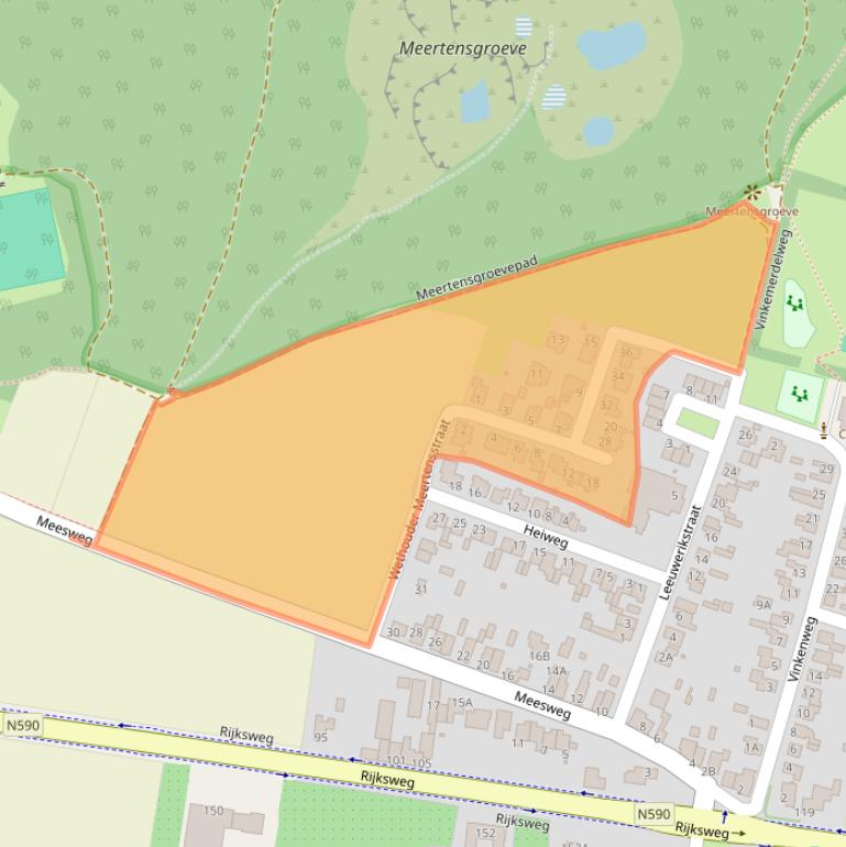 Kaart van postcodegebied 6325DB.