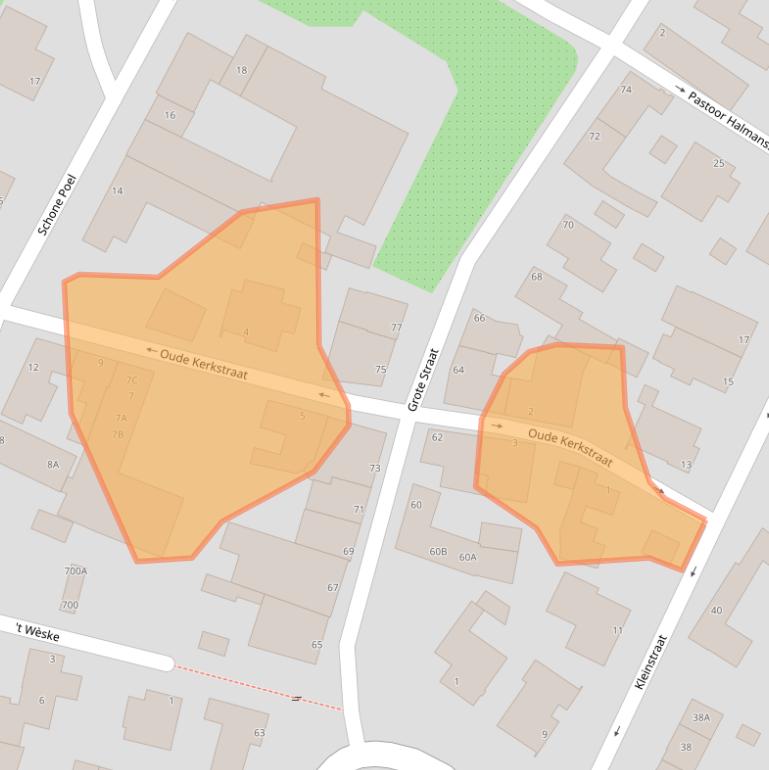 Kaart van postcodegebied 6325EE.