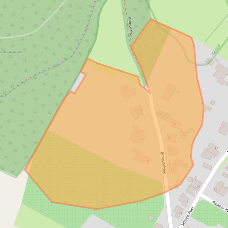 Kaart van postcodegebied 6325EL.