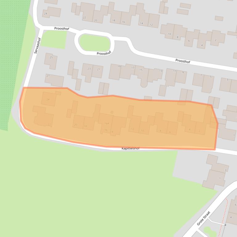 Kaart van postcodegebied 6325EZ.