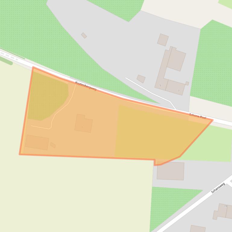 Kaart van postcodegebied 6325GD.