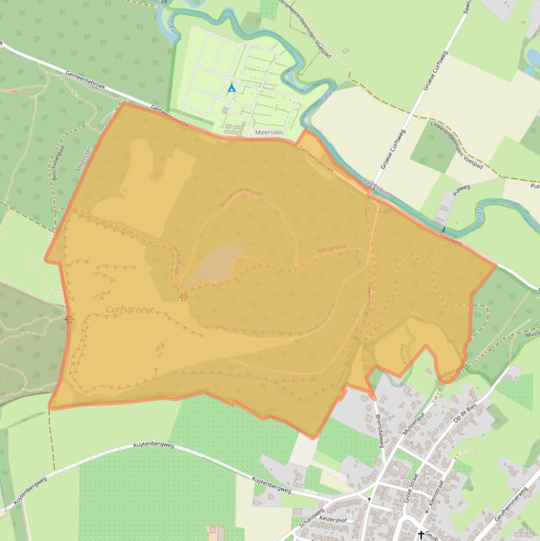 Kaart van postcodegebied 6325PZ.