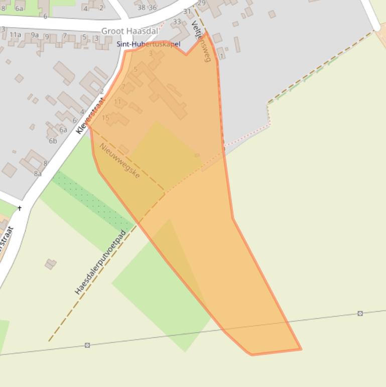 Kaart van postcodegebied 6333AA.