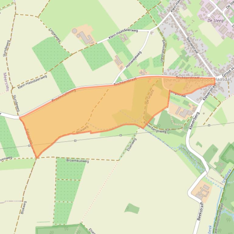 Kaart van postcodegebied 6333AD.