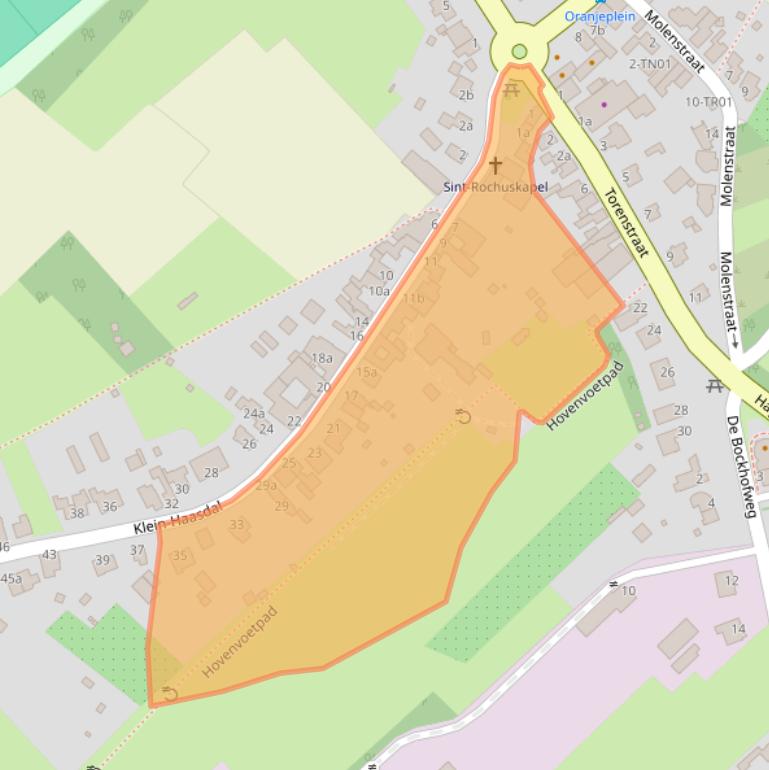 Kaart van postcodegebied 6333AG.