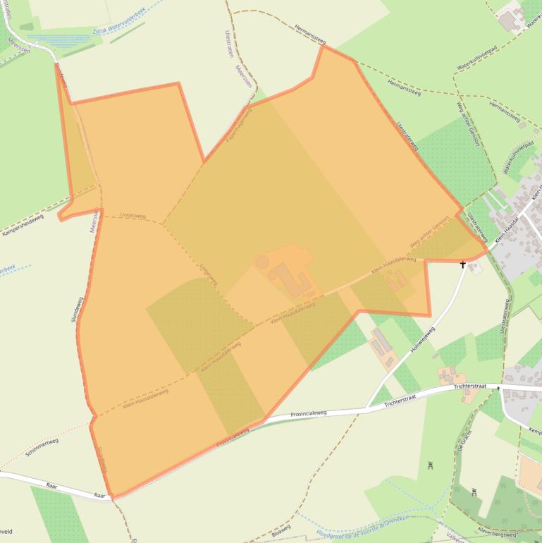Kaart van postcodegebied 6333AM.