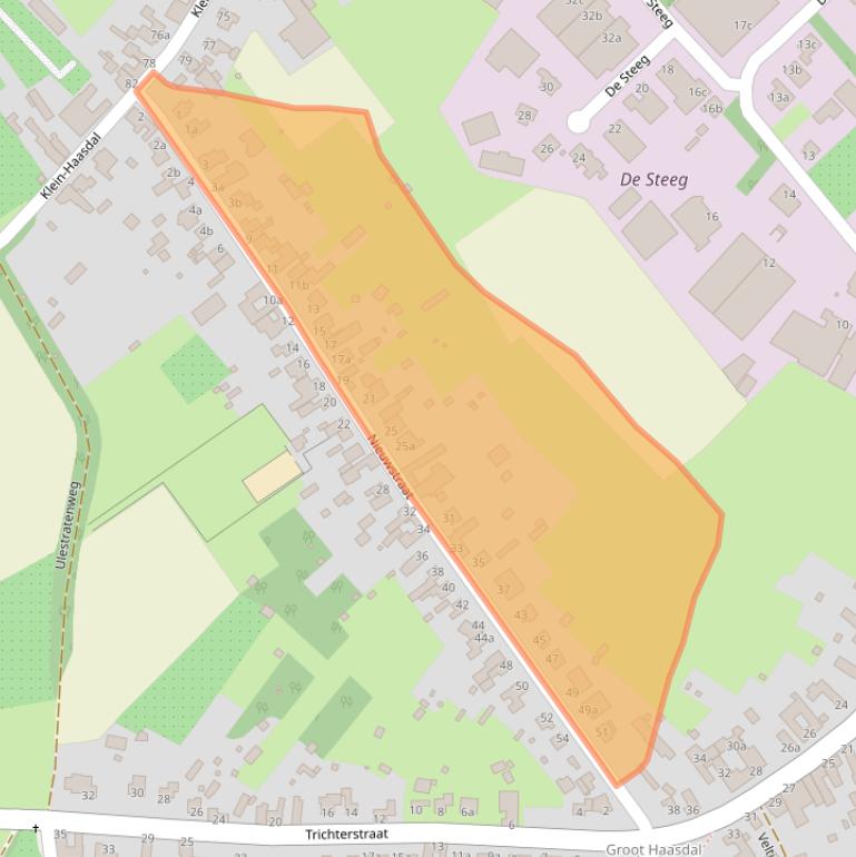 Kaart van postcodegebied 6333AN.