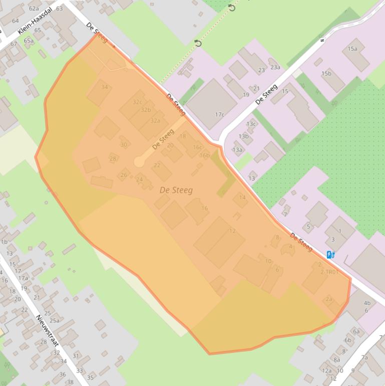 Kaart van postcodegebied 6333AP.