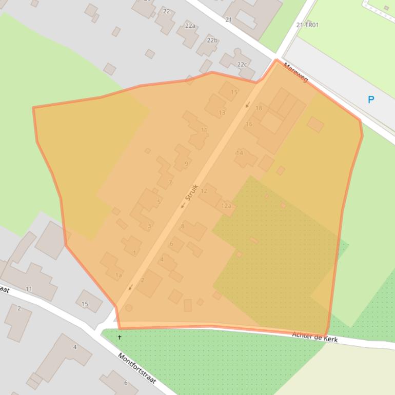 Kaart van postcodegebied 6333BP.