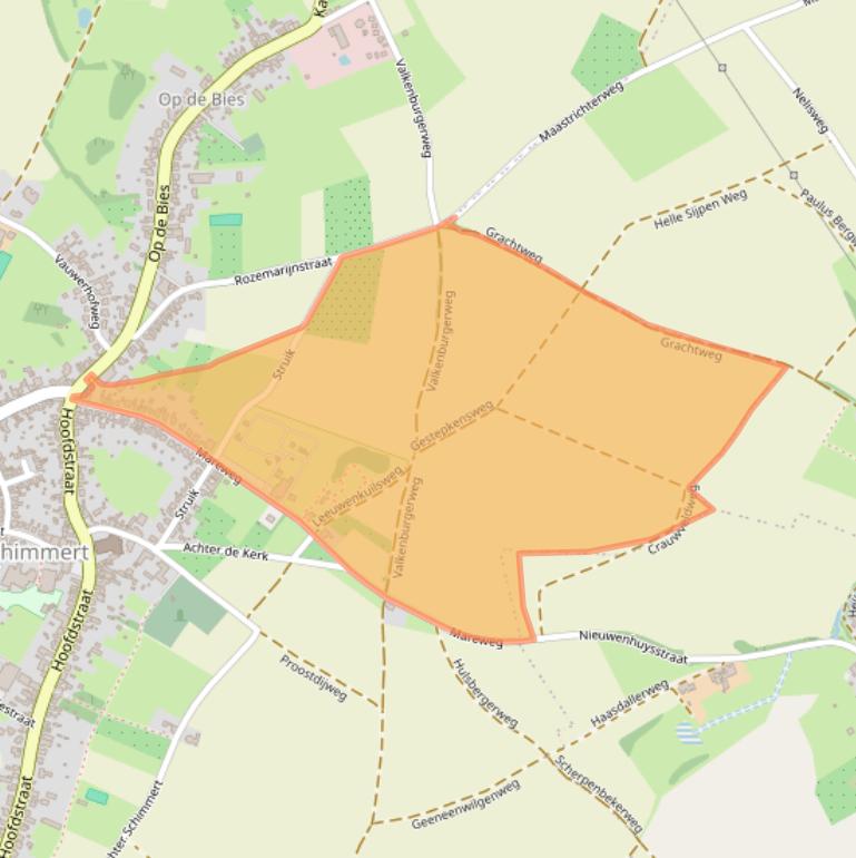 Kaart van postcodegebied 6333BR.