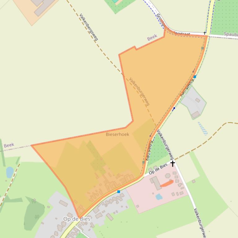 Kaart van postcodegebied 6333BW.