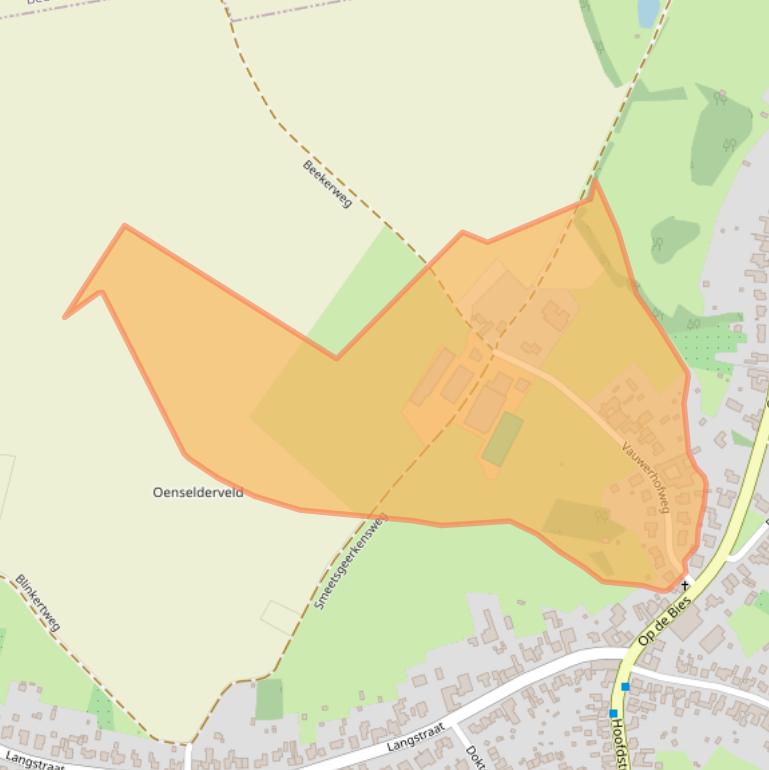 Kaart van postcodegebied 6333CB.