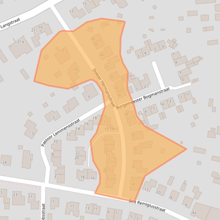 Kaart van postcodegebied 6333CL.