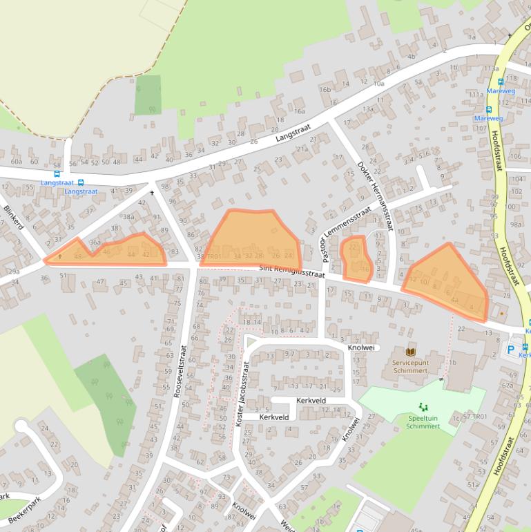 Kaart van postcodegebied 6333CZ.