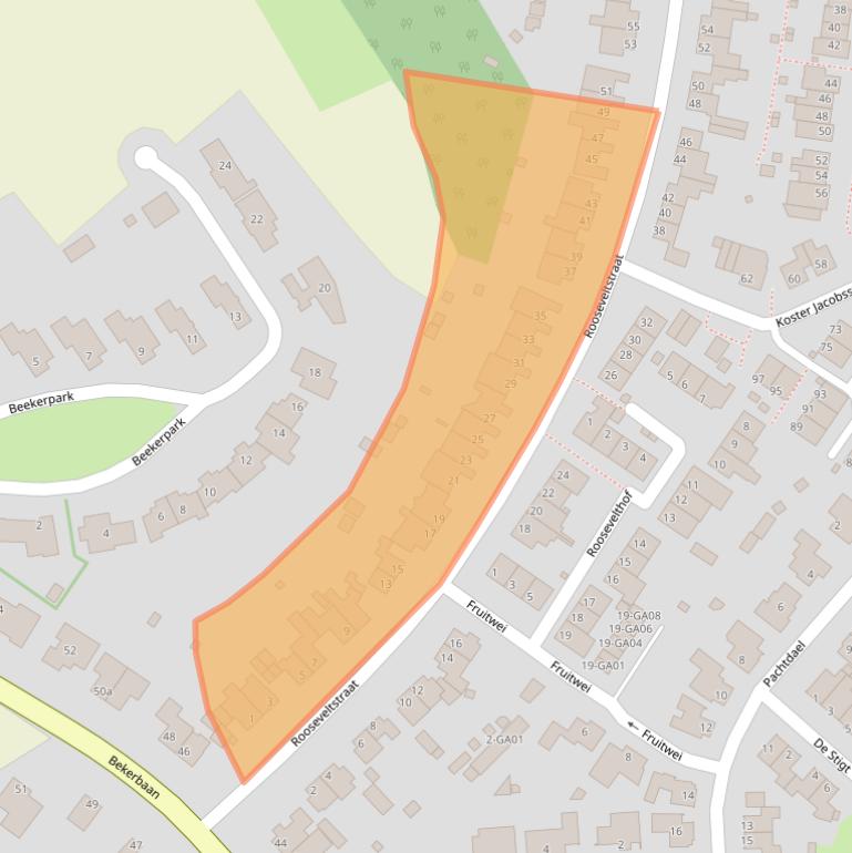Kaart van postcodegebied 6333EA.