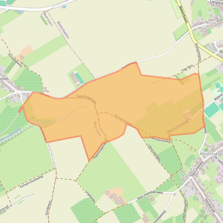 Kaart van postcodegebied 6333EV.