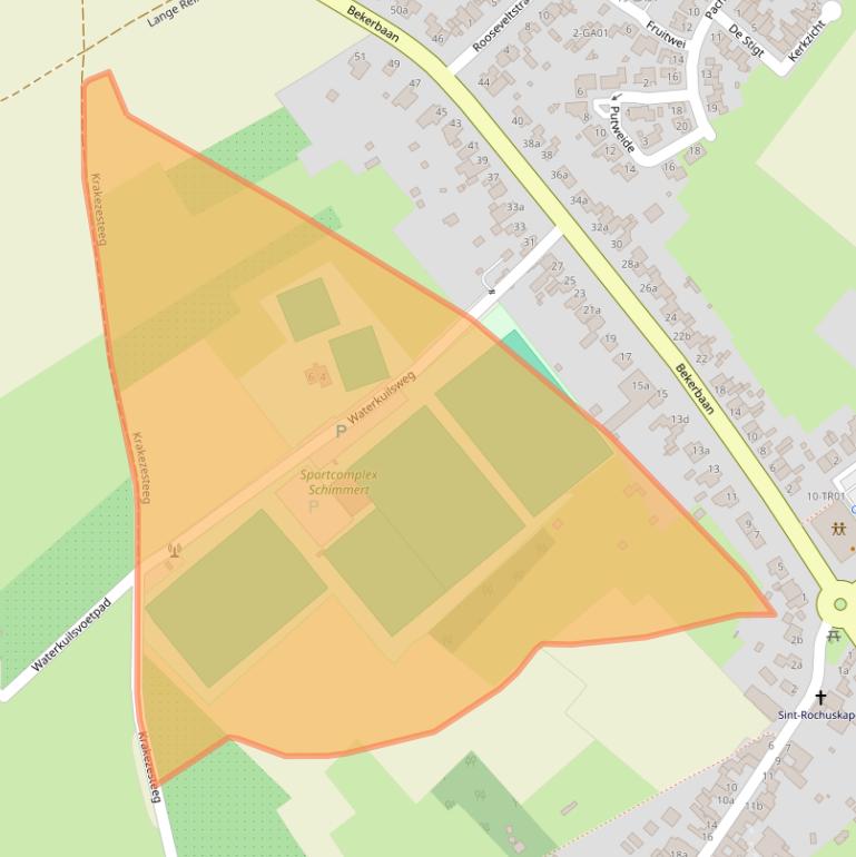 Kaart van postcodegebied 6333EZ.