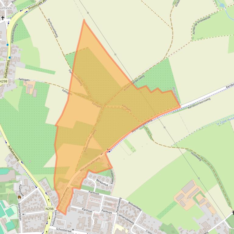 Kaart van postcodegebied 6336AG.