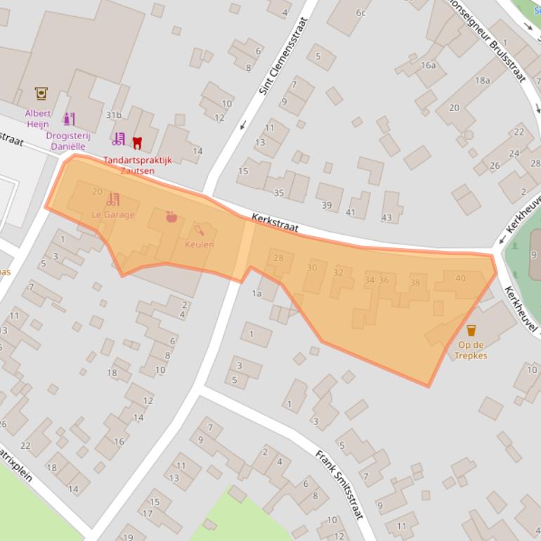 Kaart van postcodegebied 6336BB.