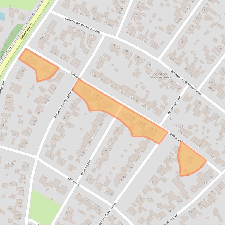 Kaart van postcodegebied 6336BT.