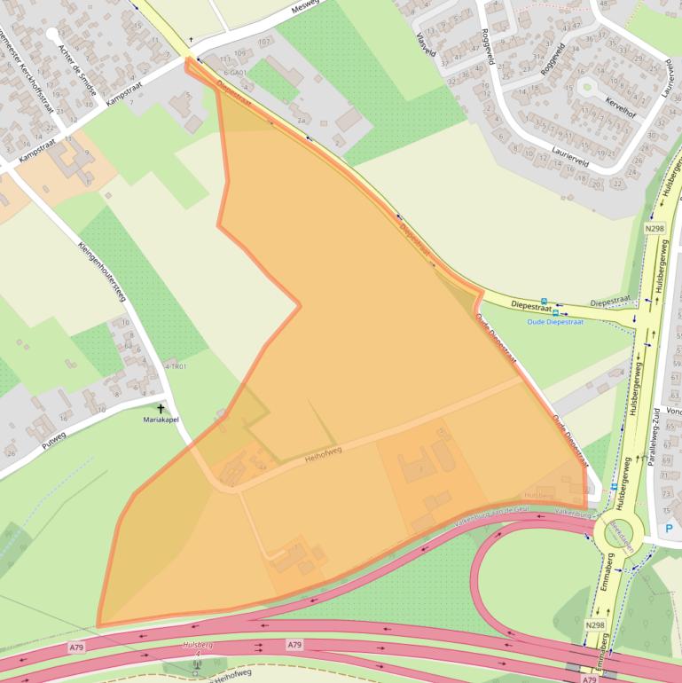 Kaart van postcodegebied 6336PB.