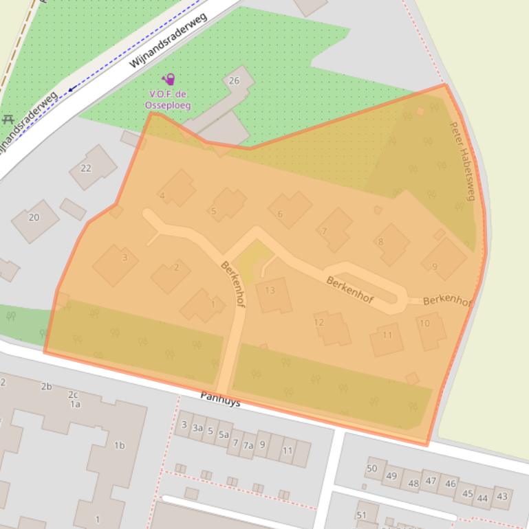 Kaart van postcodegebied 6336SX.