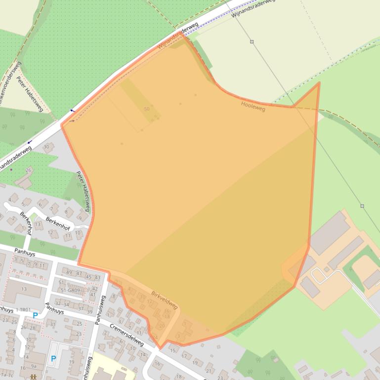 Kaart van postcodegebied 6336TA.