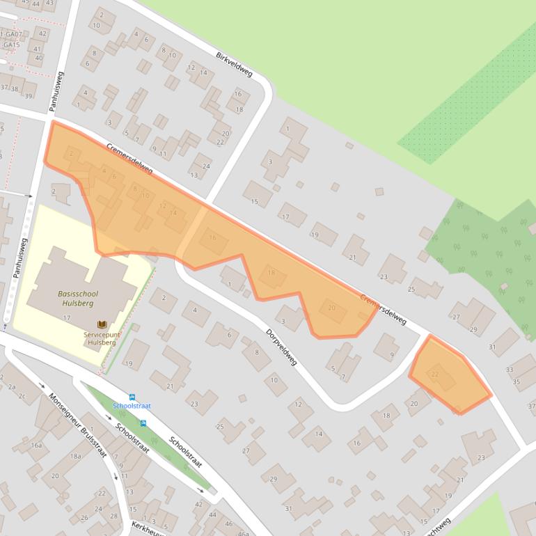 Kaart van postcodegebied 6336TD.