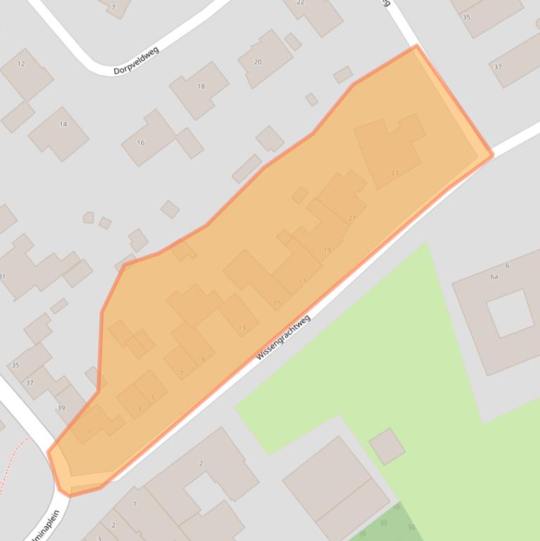 Kaart van postcodegebied 6336TE.