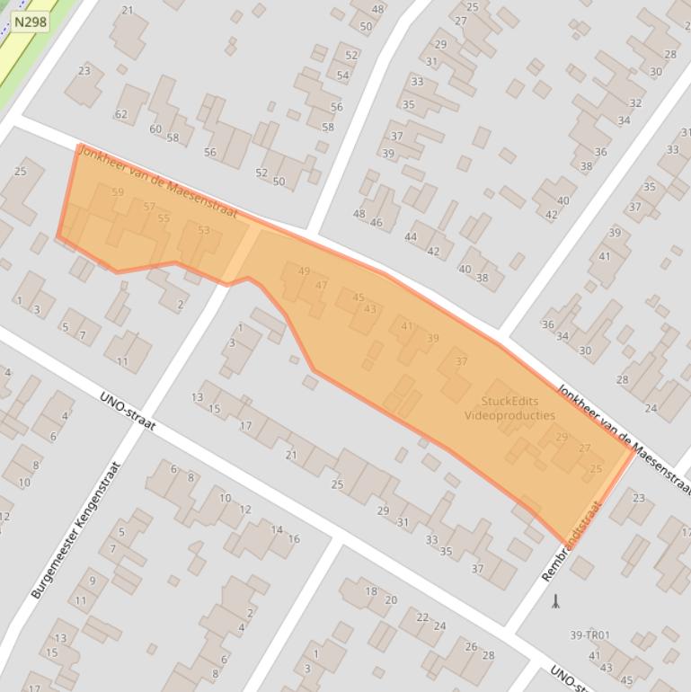 Kaart van postcodegebied 6336VB.