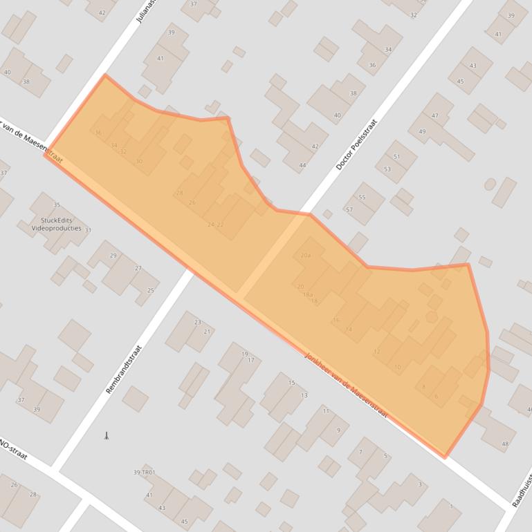 Kaart van postcodegebied 6336VC.