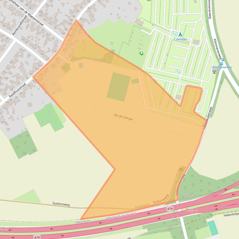 Kaart van postcodegebied 6336VJ.