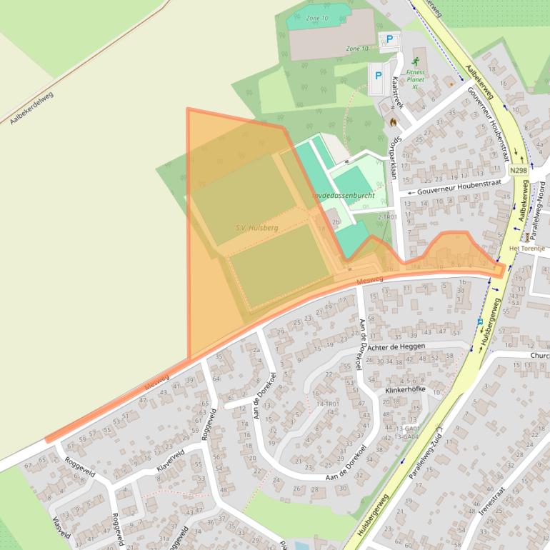 Kaart van postcodegebied 6336VT.