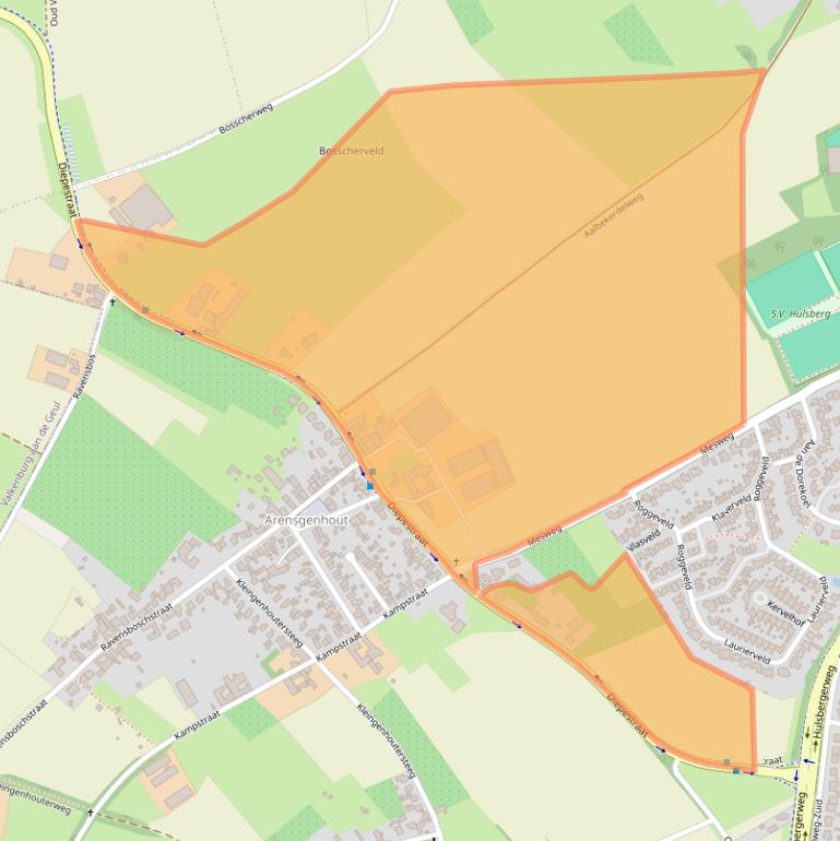 Kaart van postcodegebied 6336VW.