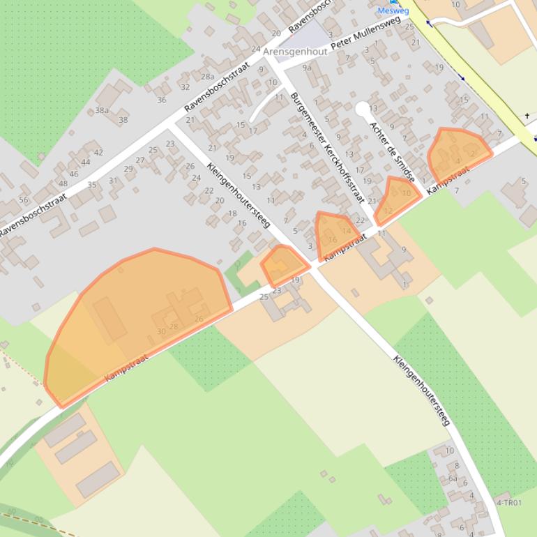 Kaart van postcodegebied 6336VZ.