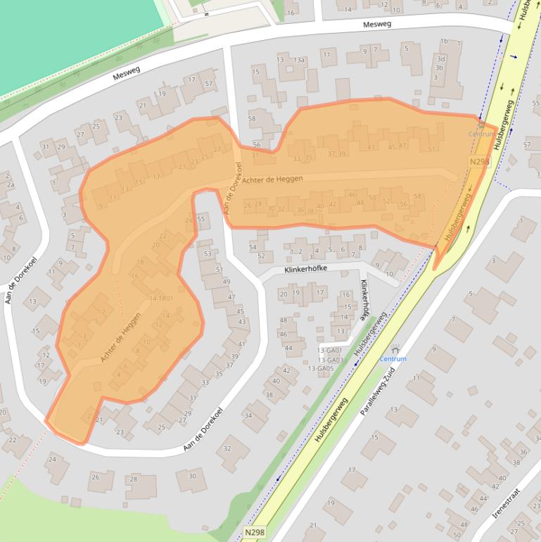 Kaart van postcodegebied 6336WE.