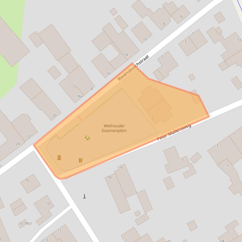 Kaart van postcodegebied 6336XA.