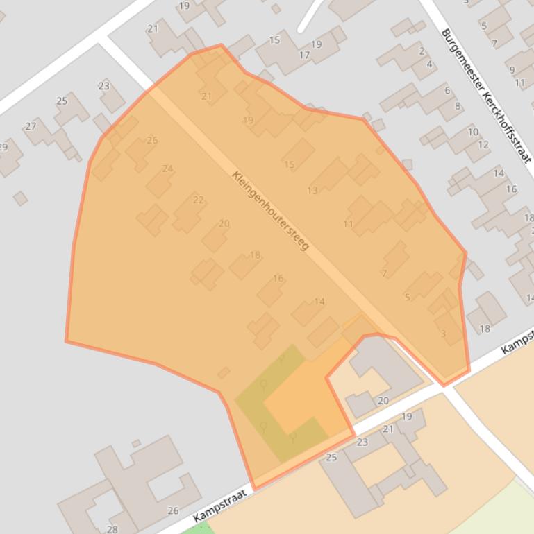 Kaart van postcodegebied 6336XC.