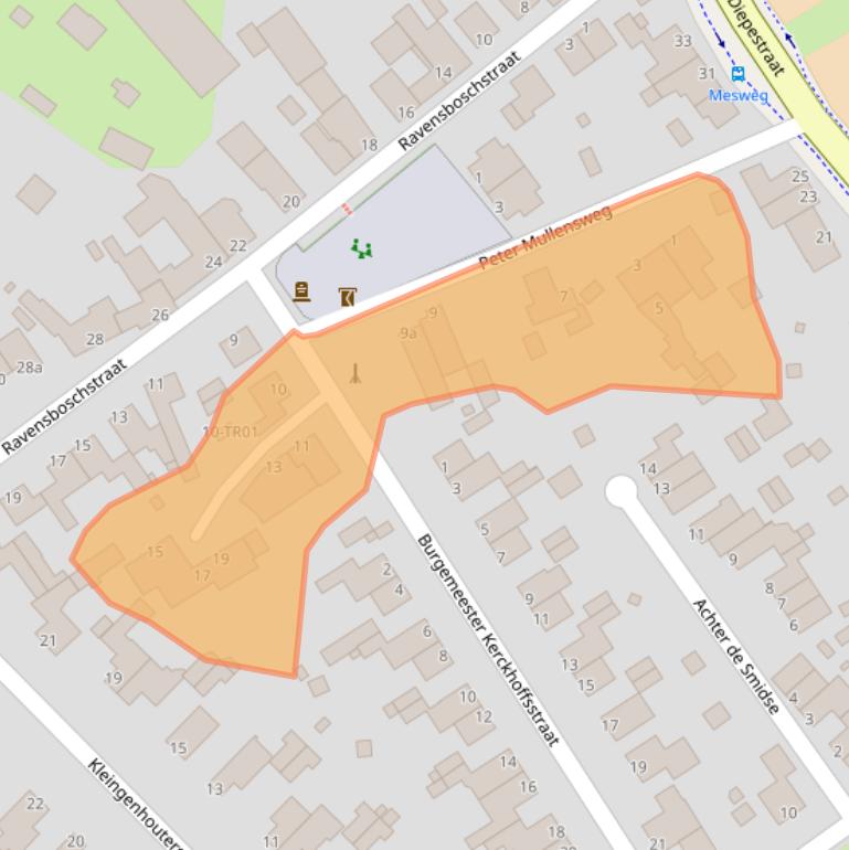 Kaart van postcodegebied 6336XD.