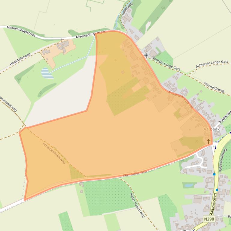 Kaart van postcodegebied 6336XV.