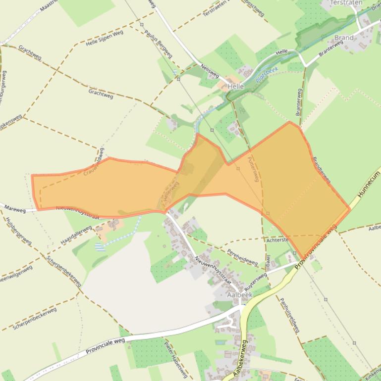 Kaart van postcodegebied 6336XX.