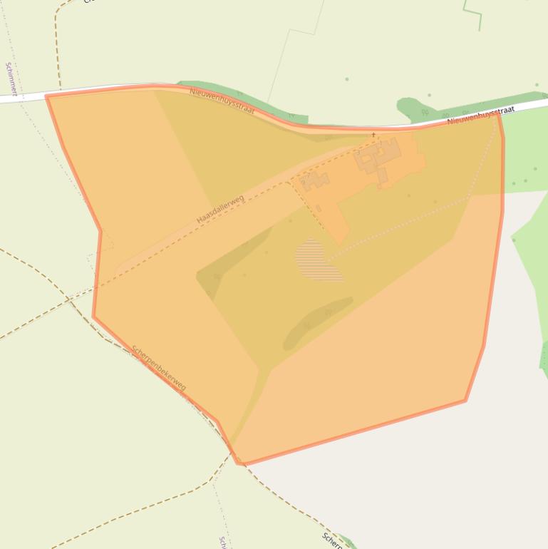 Kaart van postcodegebied 6336XZ.