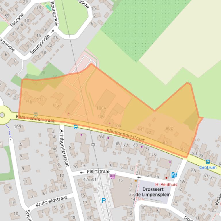 Kaart van postcodegebied 6343AE.