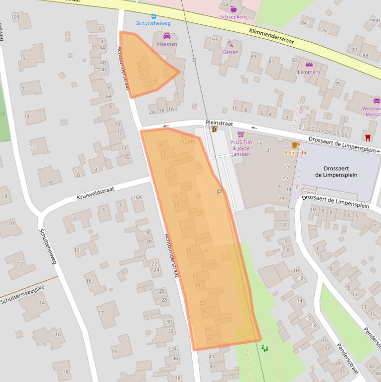 Kaart van postcodegebied 6343AN.