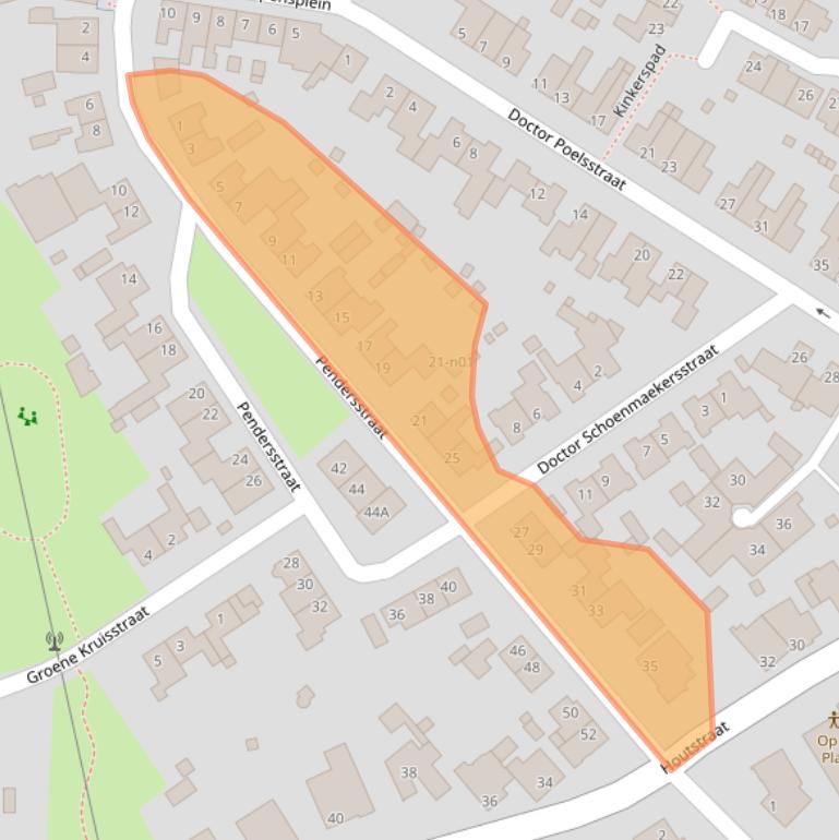 Kaart van postcodegebied 6343BA.