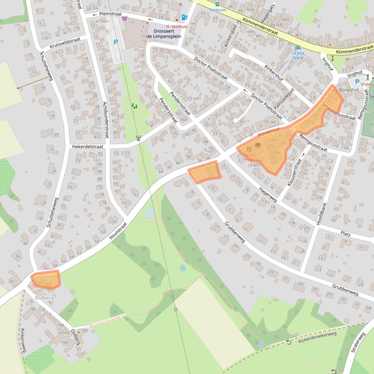 Kaart van postcodegebied 6343BJ.