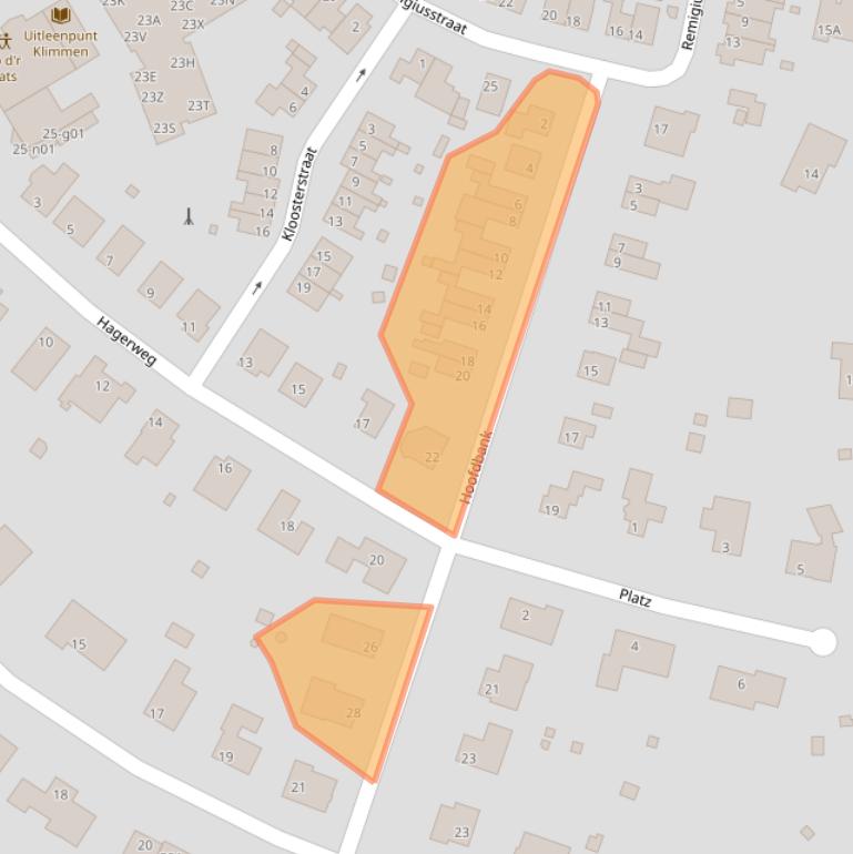 Kaart van postcodegebied 6343BT.